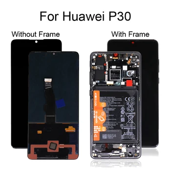 

LCD for Huawei P30 Display Touch Screen Digitizer with Frame for Huawei P30 Screen Replacement ELE-L29 L09 L04 AL00 TL00