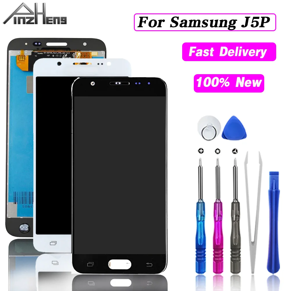 ЖК-дисплей PINZHENG для Samsung Galaxy J5 Prime G570F G570 SM-G570F LCD J5P сенсорный экран дигитайзер в