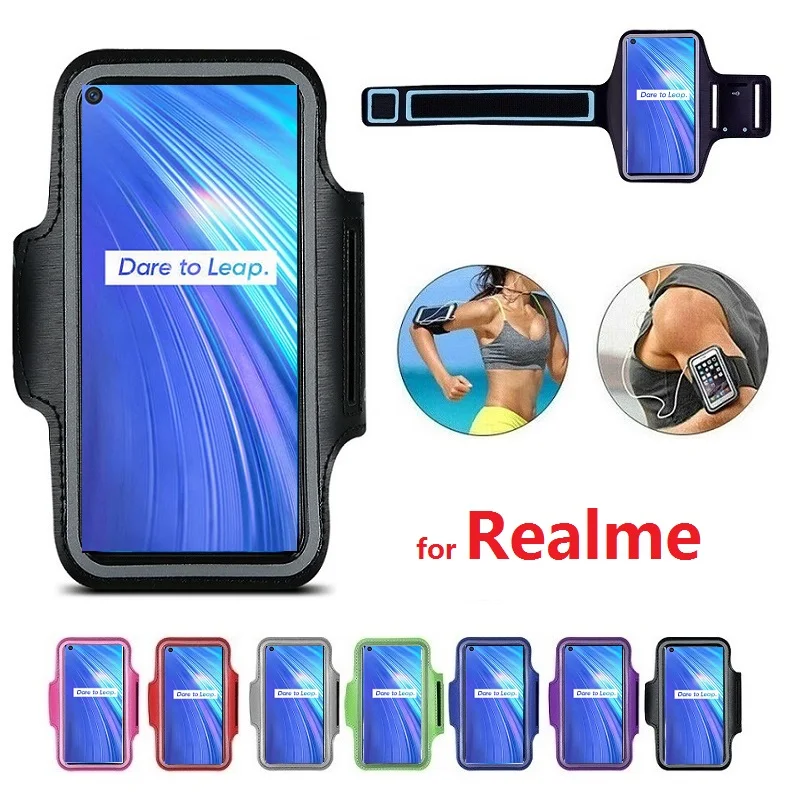 Нарукавники чехол для телефона на руку бега Realme X2 Pro 6 X50 6s C3 X XT 5 Oppo Find Reno 2 3 4 5G