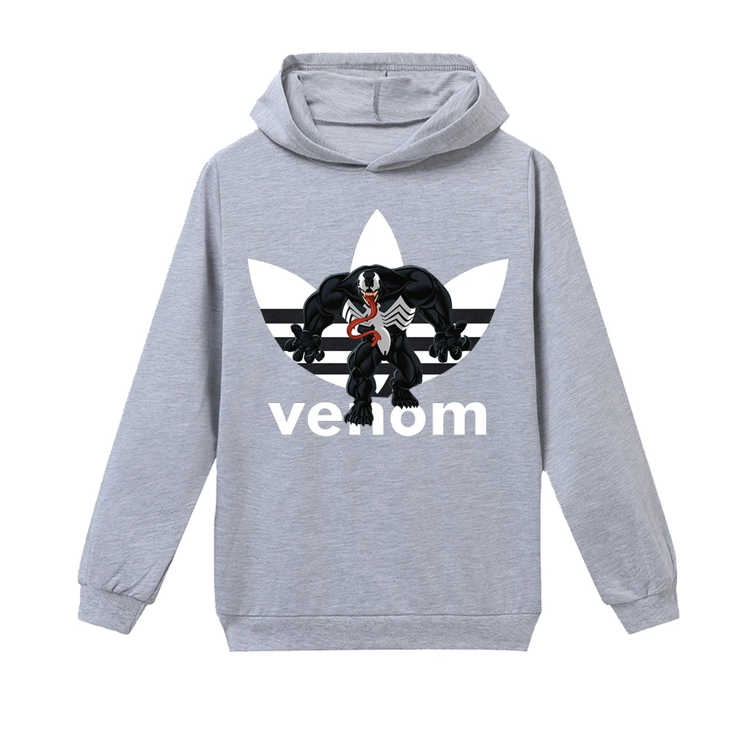 Venom/толстовки с капюшоном для мальчиков; забавные детские свитшоты; коллекция года; сезон осень; свитер для малышей; детская одежда; топ с длинными рукавами; Цвет белый; для детей