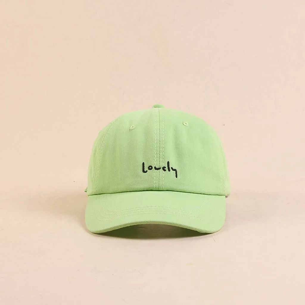Unisex Embroidery Youth Letter Baseball Cap Men's& Women's Snapback Hip Hop Flat Black White Hot Pink Papa's Hat шапка женск