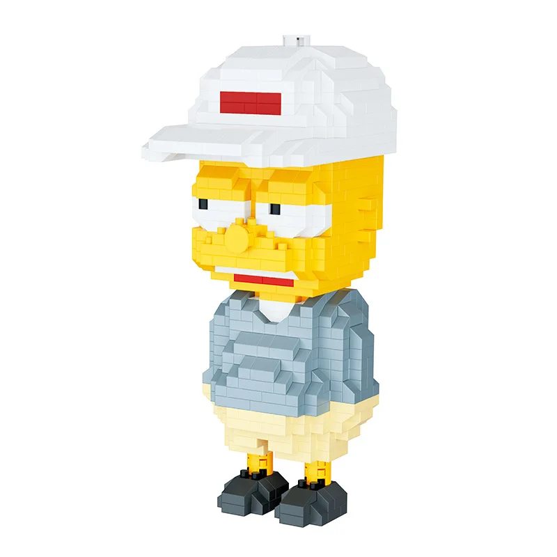 620 шт. + конструктор Astroboy из алмазов Мультяшные фигурки Барта Simpsoned модель W9110