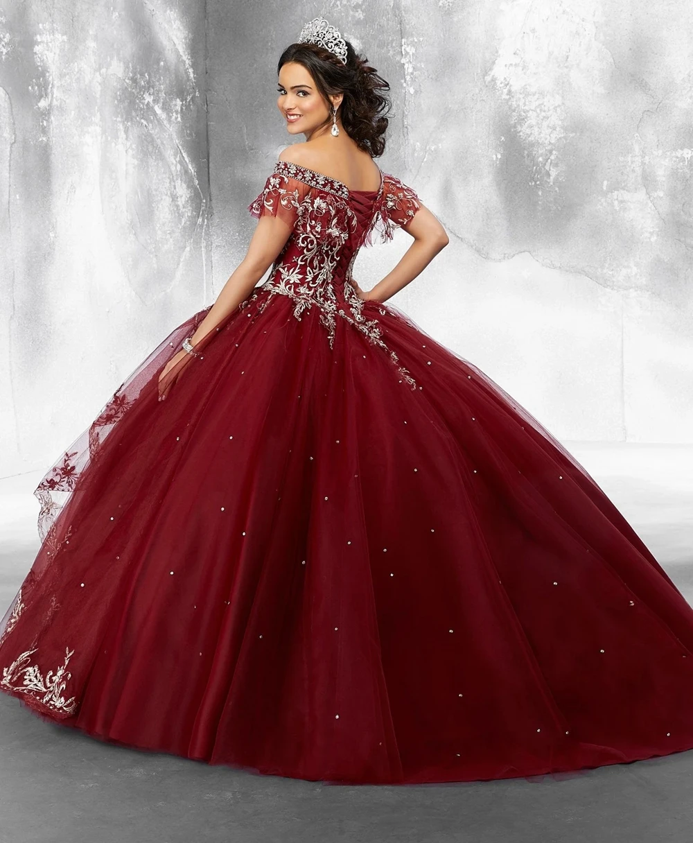 Burgundy Quinceanera Dresses Special 