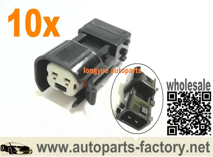 

Longyue 10 шт. Obd2 к Ev6 Топливный Инжектор адаптер для Honda S2000 Civic Si Accord Vtec F20C F22C1