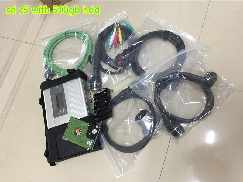 Диагностический инструмент MB Star C5 SD подключения плюс ноутбук D630 HDD SSD,12 v D. AS/DTS/для Mb Star C5 SD для MB автомобилей и грузовиков - Цвет: sd c5 with 320gb hdd