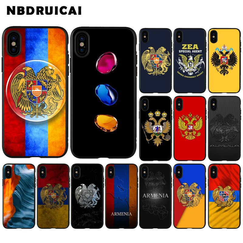 Высококачественный чехол для телефона NBDRUICAI с эмблемой флага Албании iPhone 11 pro XS MAX