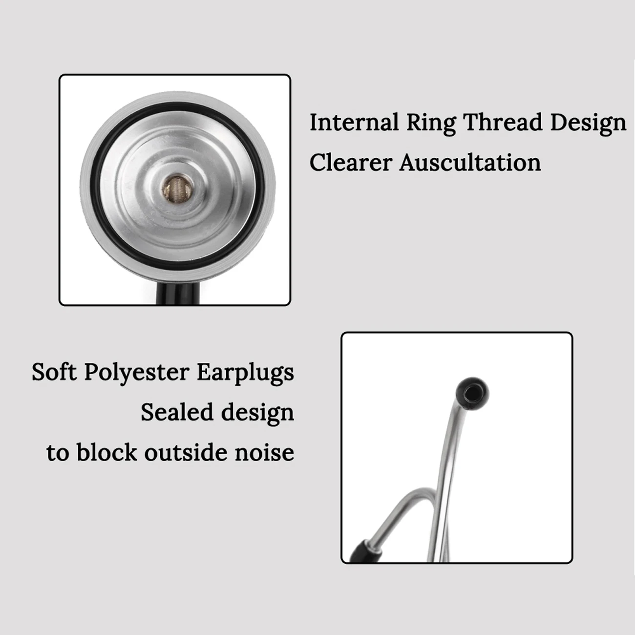 Medical Stethoscope Professional Heart Lung Cardiology Stethoscope Doctor Nurse Student Equipment Device