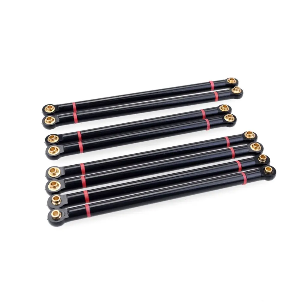 

8Pcs/lot Alloy Link Rod 313MM Wheelbase RC Model Part for Axial SCX10 1/10 RC Crawler Car Upgrade Parts