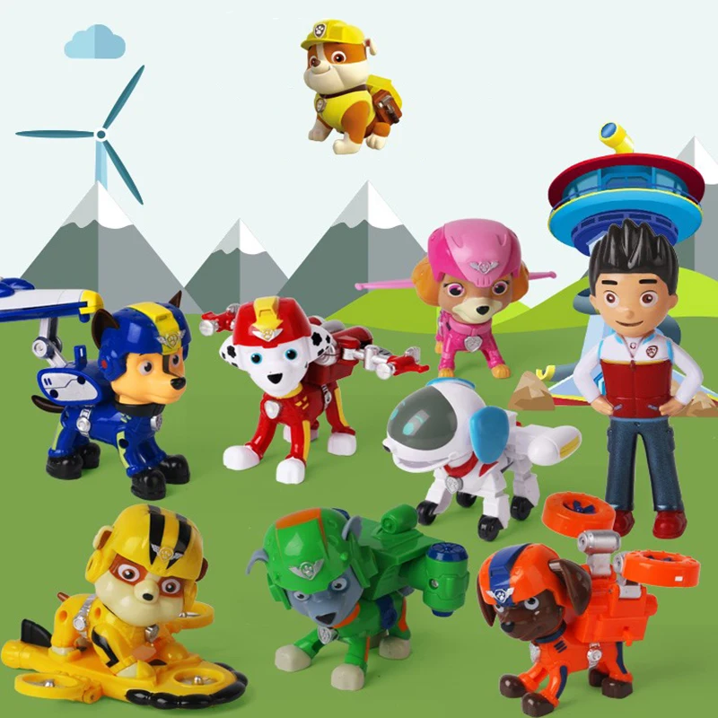 Paw Patrol Juguetes оригинальная обсерватория парковка Patrulla Canina игрушка фигурки аниме детские игрушки для детей Подарки 2A17