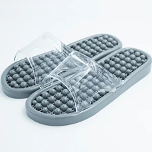 Массажная Домашняя мужская обувь для сна; мужские тапочки; домашняя обувь; сезон лето; женская обувь для ванной; прозрачный тапочек; обувь унисекс