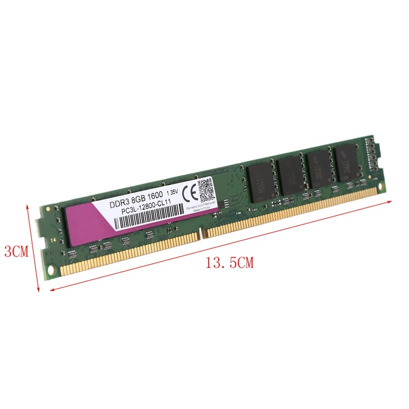 DDR3 Ram PC3 Настольный ПК Память 240 контакты для intel Высокая совместимость