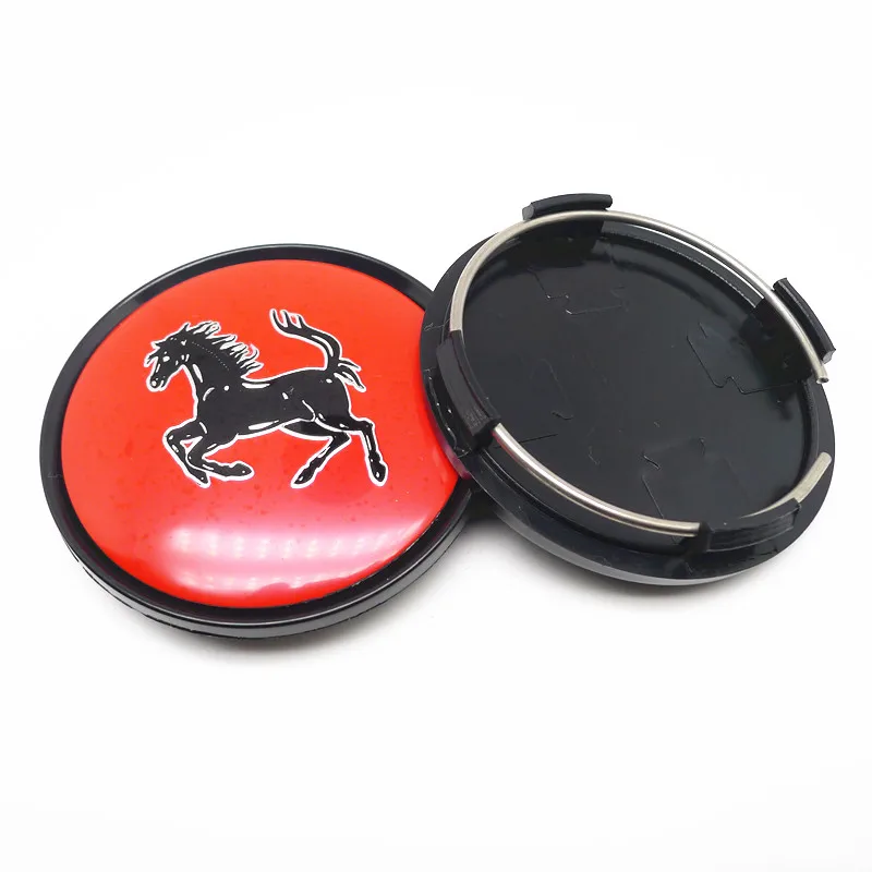 

4Pcs 63mm Horse Donkey Car Wheel Center Hub Emblem Badge Cap Covers Auto Styling Accessories