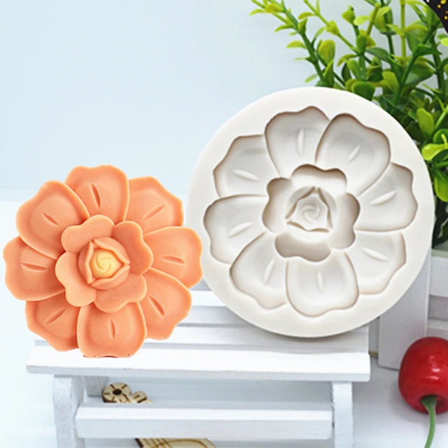 Large Flowers Fondant Silicone Mold Large Flowers Silicone Mold cake  Decorating Tools Silicone Mold for Cake 