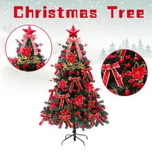 120 см Рождественская елка искусственная для украшения дома детский подарок пластиковая елка Новогоднее праздничное украшение Рождественская атмосфера