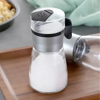 

Moisture Proof Salt and Pepper Shakers Flip Top No Spill No Clog Condiments Holders XHC88