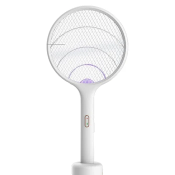 

Mosquito Swatter Household Wireless Charging Mosquito Lamp USB Safety Base Wall Mounted Multifunctional Fly Swatter