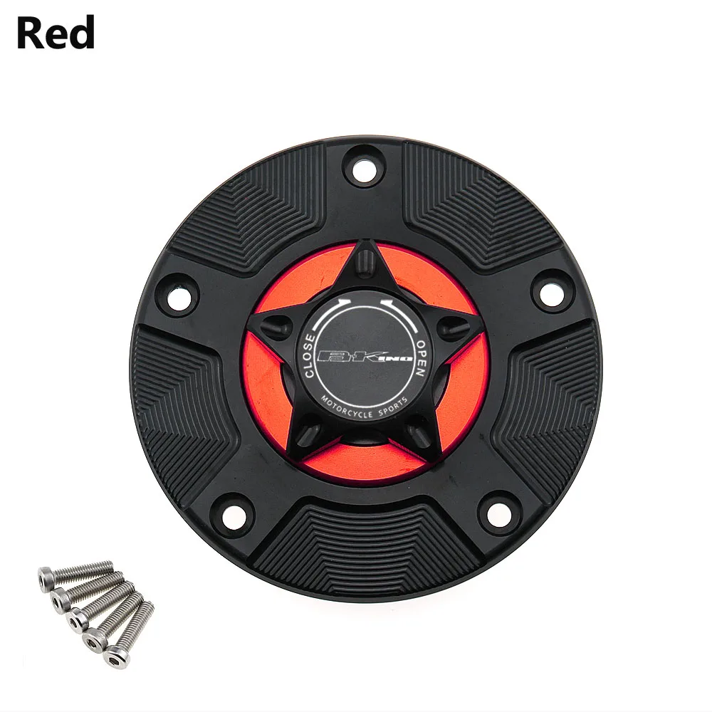 Красный B-King бензобак КРЫШКА ДЛЯ SUZUKI B-King GSX1300 2007-2012 08 09 10 11 Мотоцикл CNC БЫСТРОРАЗЪЕМНАЯ крышка - Цвет: Красный