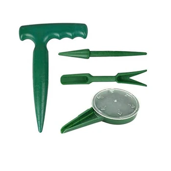

4 pcs Miniature Gardening Hand Tools Set Succulent Transplanting Fairy Garden Planting Tool, with 20 Plant Labels as Gift