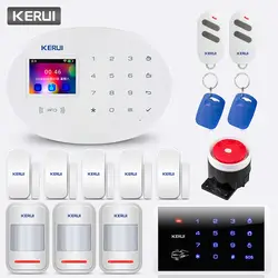 KERUI W20 433 МГц беспроводная домашняя охранная сигнализация комплект сигнализации Поддержка китайский английский русский Западный немецкий