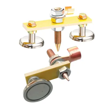 

Set of 2 Welding Magnet Head Copper Tail Welding Stability Magnetic Welding Support Accessories Supplies/