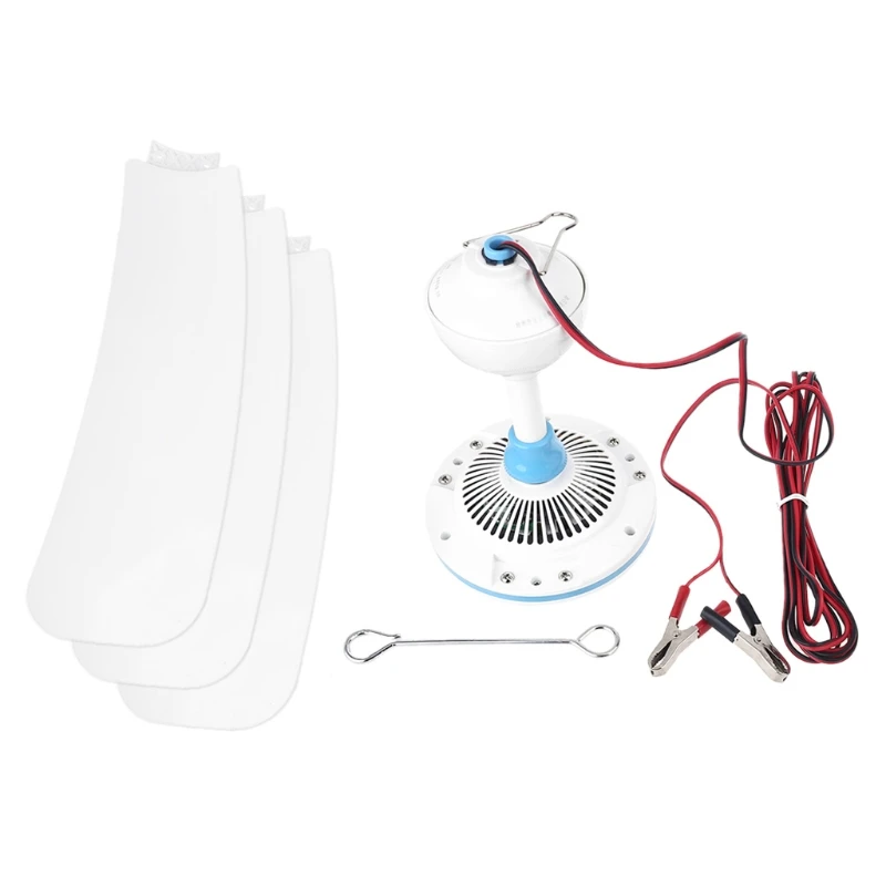

Silent 12V Ceiling Fan 36/41 Hanging Camping Tent Fan for Home Outdoor Office