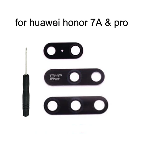 

For Huawei Honor 7A Pro Phone Original Housing Frame New Rear Back Camera Glass Lens Cover For HUAWEI 7A Pro + Tools