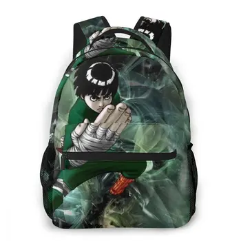 

Rock Lee Custom Japanese Anime Naruto Print Cartoon Image paiting Casual Backpack