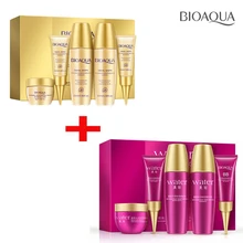 2 комплекта, Bioaqua, улиточный крем, крем для лица, Маргаритка, глубокое увлажнение, гигантская вода, для путешествий, контроль жирности, антивозрастной уход за кожей лица