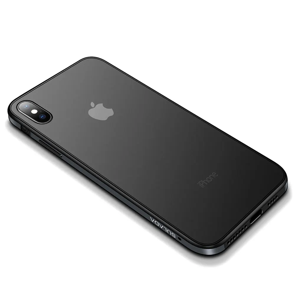 Металлический Чехол-бампер для iPhone XR 11 Pro XS Max X 8 Plus 7 6 S 6, Силиконовый противоударный прозрачный чехол, милый аксессуар для телефона