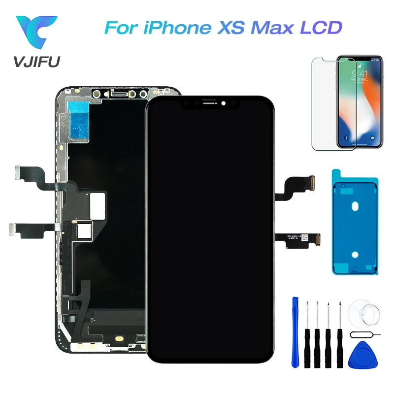 Original OLED LCD Display For iPhone 10 X XR XS Max Screen Replacement Incell TFT With 3D Touch Digitizer Assembly No Dead Pixel screen for lcd phones good Phone LCDs