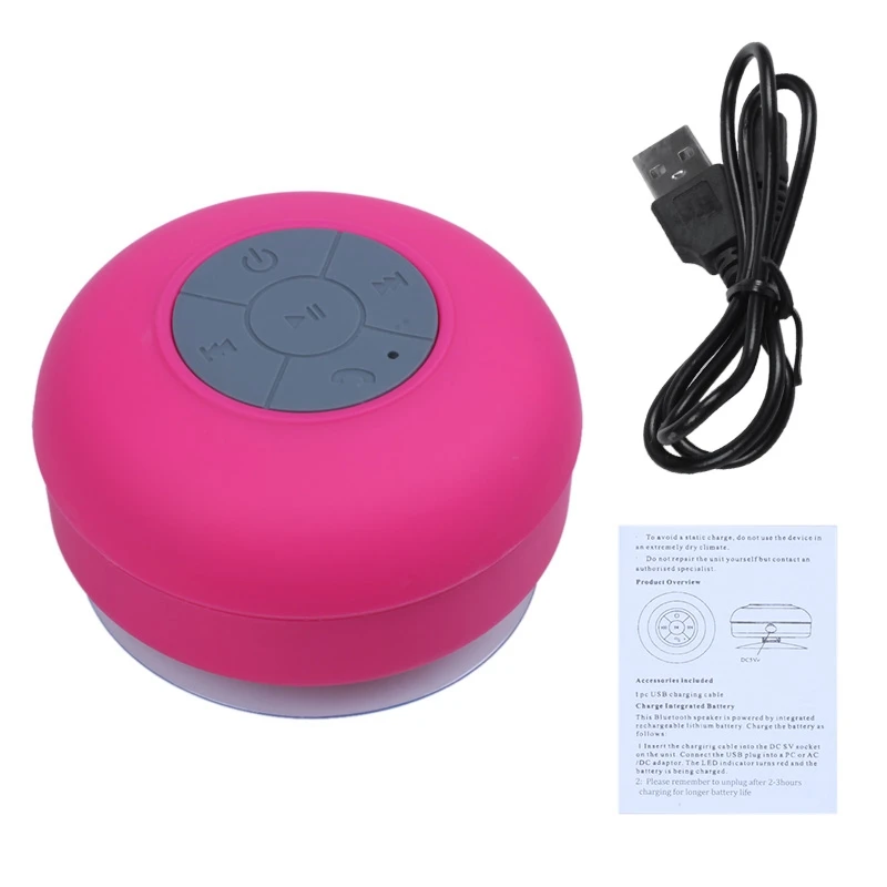 Bluetooth 3,0 присоска динамик jukebox водонепроницаемый 10 м ABS Rosa