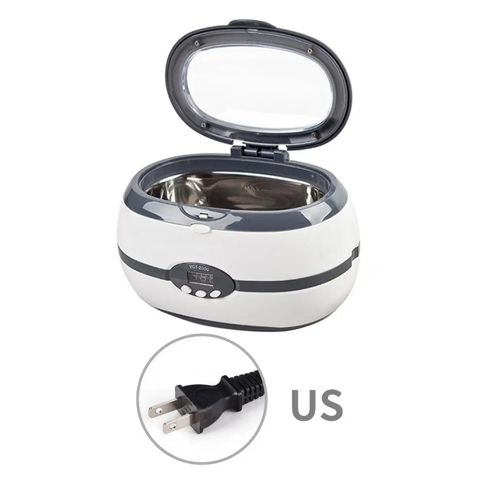 

VGT-2000/800 600ml Ultrasonic Cleaner Bath Timer Jewelry Brush Dental Razor Parts Ultrasound Cleaning Machine