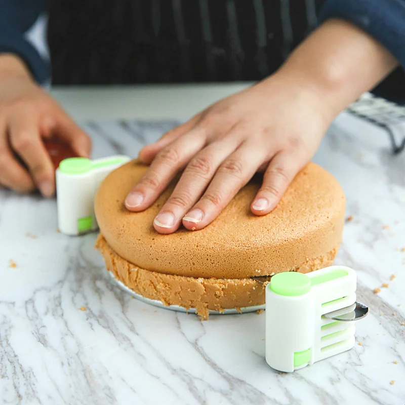 

1pair/3 pair! 5 Layers Adjustable DIY Cake Slicer Bread Leveller hierarchical auxiliary splitter for Baking ABS plastic + metal