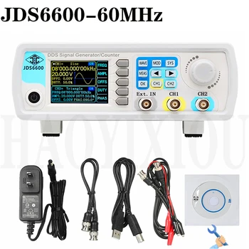 

Function Signal Generator Digital Dual-channel DDS Arbitrary Waveform Pulse Signal Generator JDS6600-60M 60MHZ Precision Meter