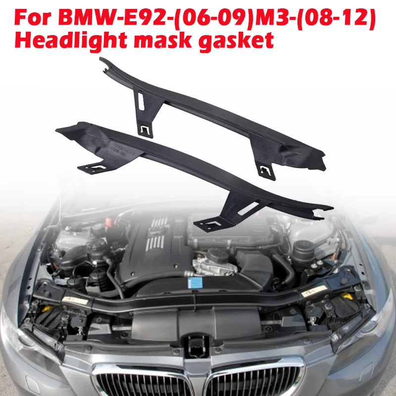 Couvercle de phare de voiture pour BMW série 3, E90/E91, 2005, 2006, 2007,  2008, haute Configuration, Accessoires de remplacement - AliExpress