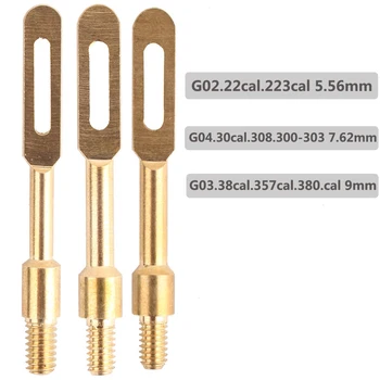 

3pcs/Lot Gun Cleaning Jags Slotted Cleaning Patch Loops Gun Cleaning Brush Kit Brush Kit Brass Spear Pointed Jags