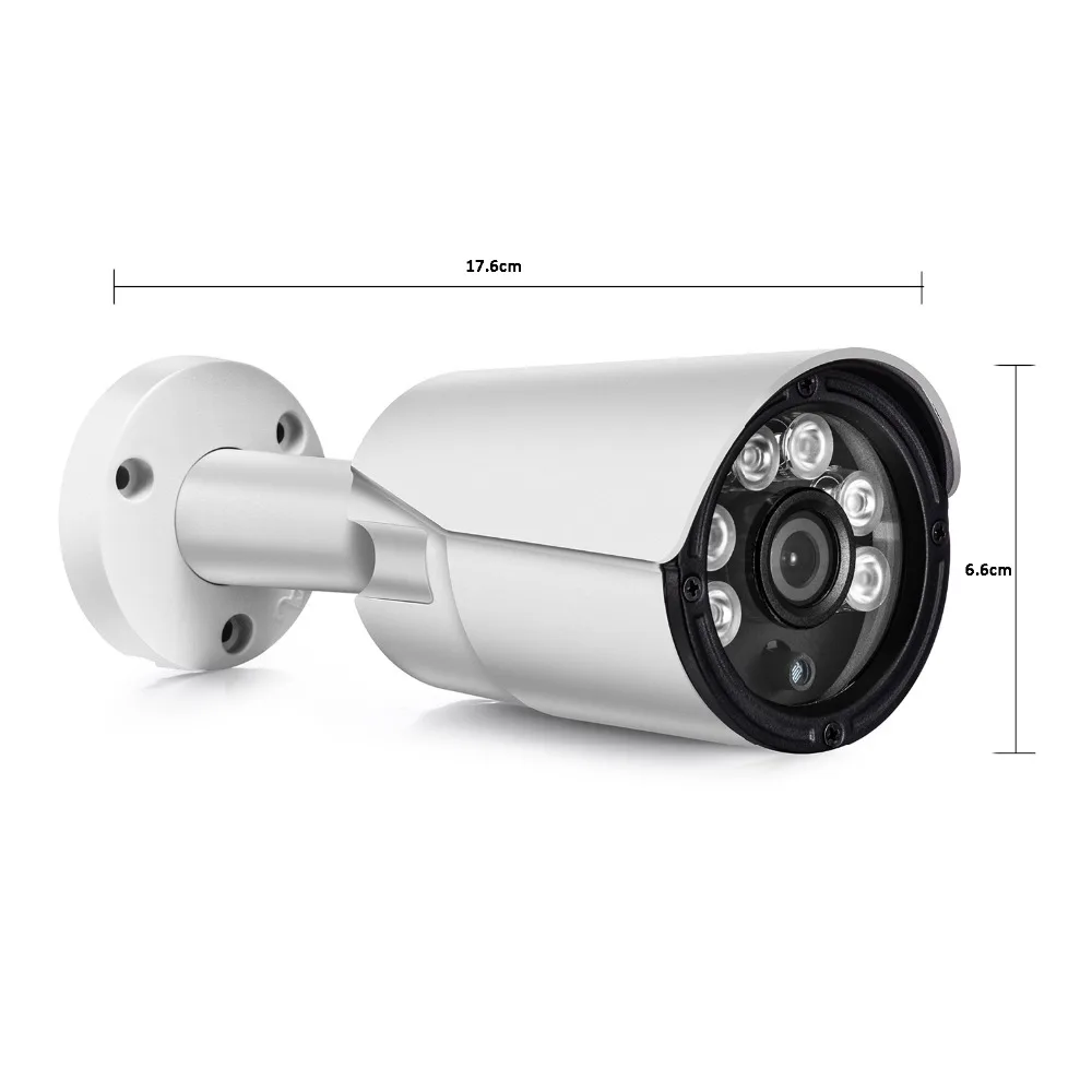 AZISHN H.265+ 5MP 1/2. " SONY IMX335 ONVIF аудио ночное видение металл открытый DC/POE CCTV безопасности видео наблюдения Cam 2MP/4MP