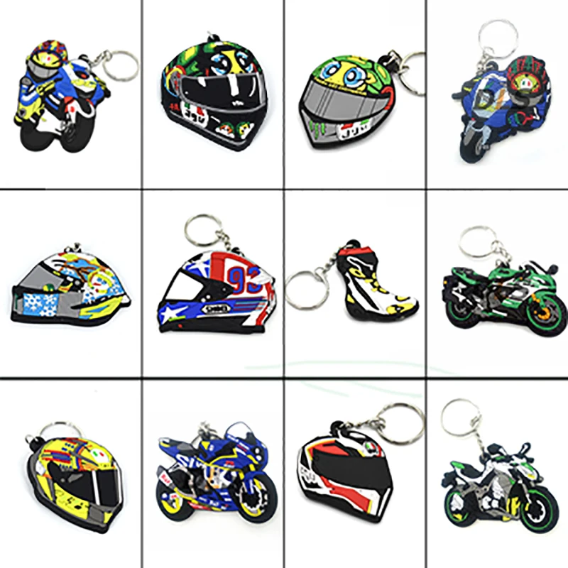 

Motorcycle Helmet Keychain Key Chain Keyring Car Key Ring Holder fit For YZF NMAX GSXR NINJA H2 VFR CBR MT TMAX NMAX PCX Styling