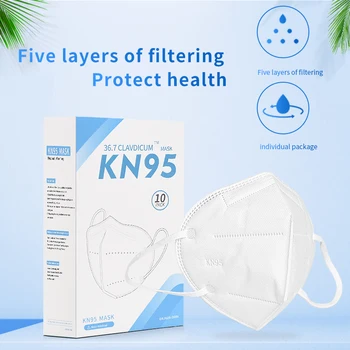 

10/50/100pcs Mask Disposable Non-Wove Protection Filter Mask Outdoor Worker mouth Face mask Breathable Earloops Masks masque