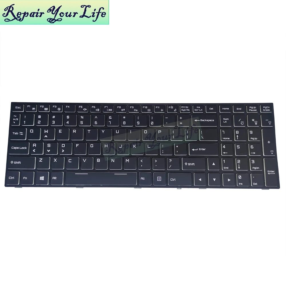 Rgb Teclado Retroiluminado Avell Titanium G1546 Ferro v4 Thunderobot st Pro-p1a Pro-p1b 680-w67010101g Eua us ru - Imagem 6