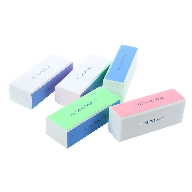 

5X BUFFER BLOCK to LIME 4 sides NAIL ART MANICURE
