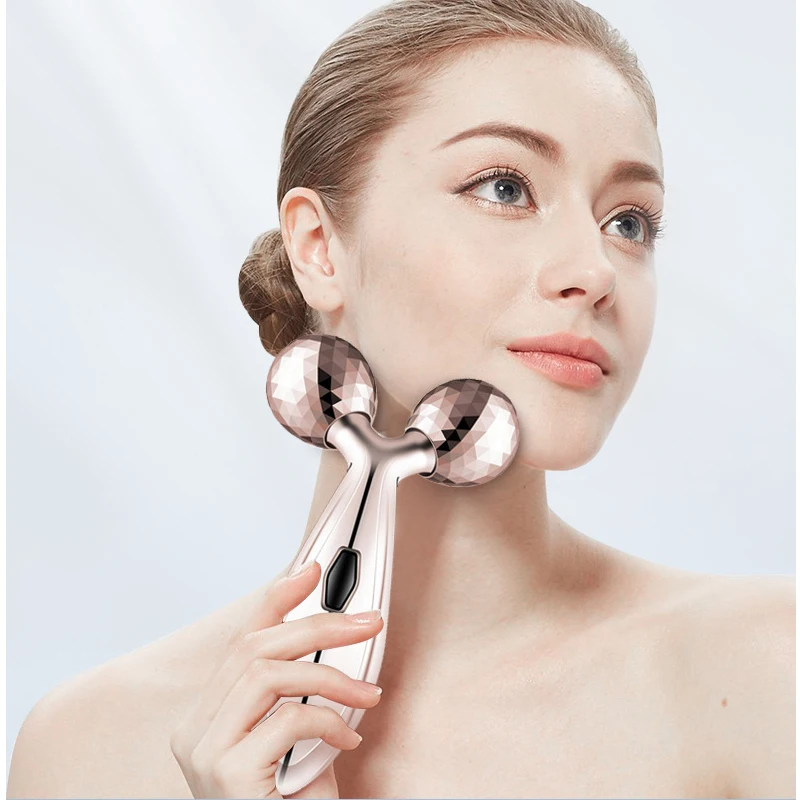 

3D Roller Massager Facial Massage Handheld Y Shape Skin Body Shaping Relaxation Thin Face-Lift V Face Massager Beauty instrument