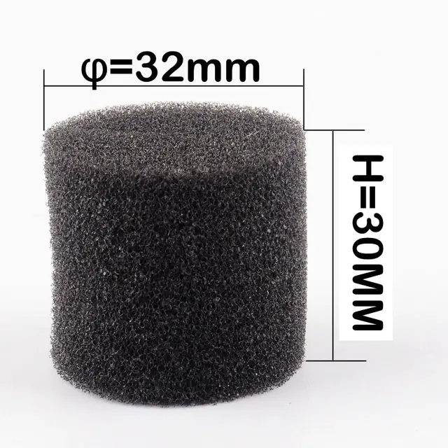 Dia 32 by 30mm Black