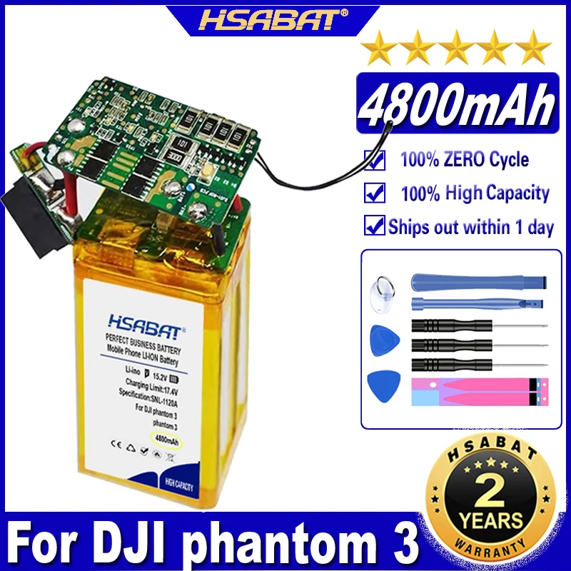 Hsabat Phantom 3 4800mah Drone Battery For Dji Phantom 3 Professional/3