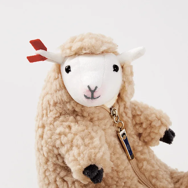 sheep plush with removable wool