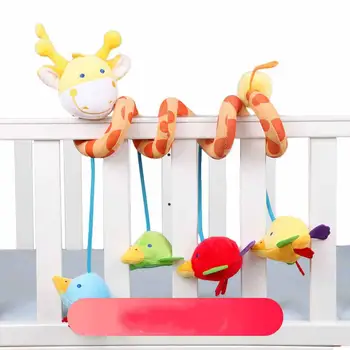 

Kidlove Cute Cartoon Infant Baby Spiral Bed Hanging Bell Rattle Toy for Stroller Set
