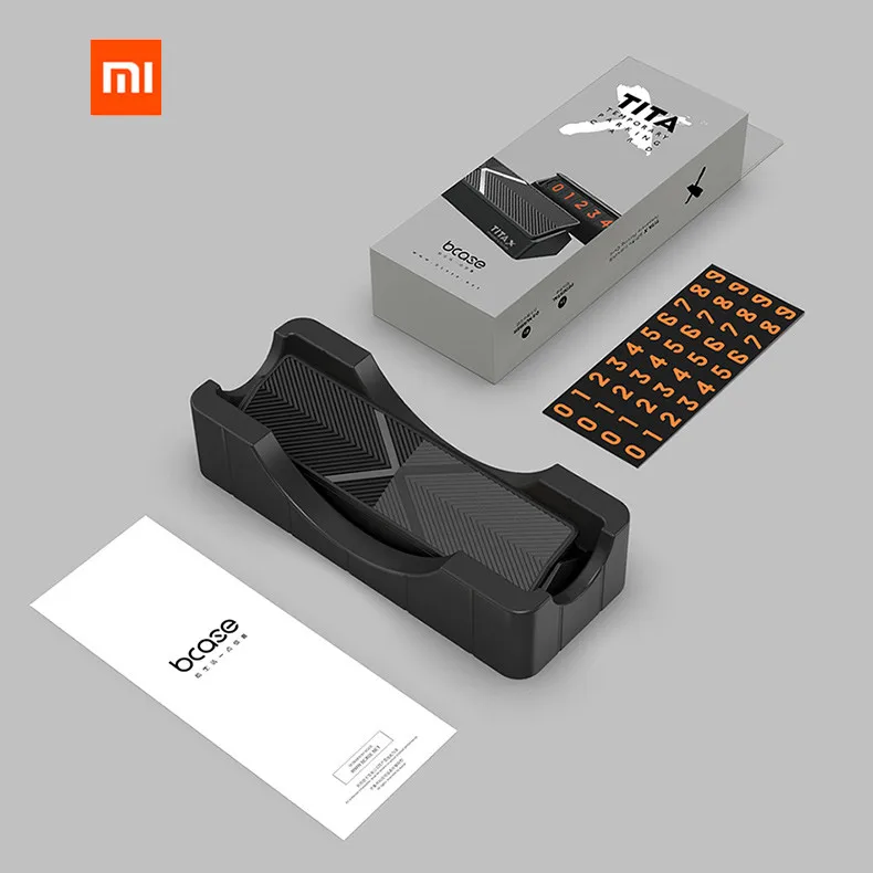 Xiaomi Mijia Bcase, TITA X Share To Bcase, откидной Чехол, автомобильный, умеренный, парковочный телефон, номерная карта, мини-украшение для автомобиля