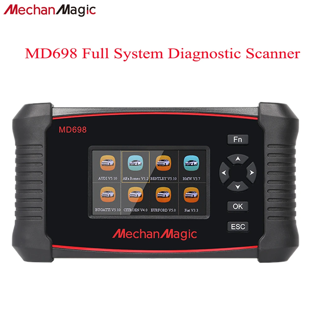 US $449.00 MechanMagic MD698 OBD2 Scanner All System OBD2 Auto Scanner Diagnostic Tool OBD Car Diagnostic Scanner Automotivo Car Scan