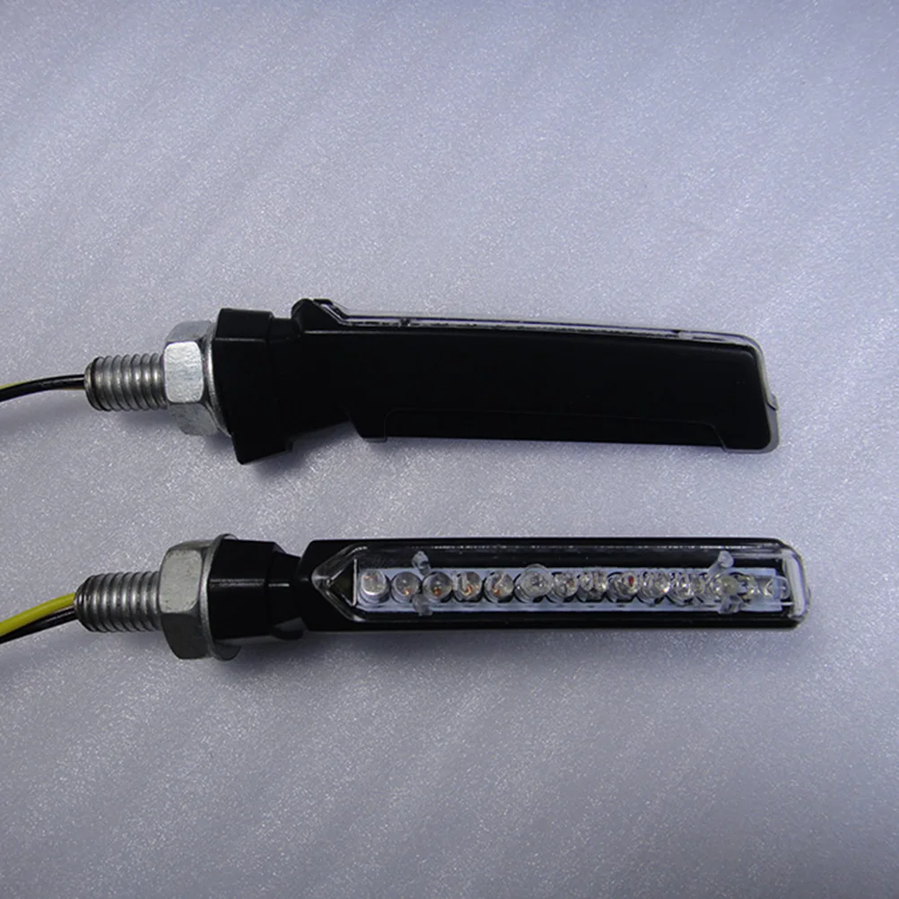 12V Светодиодный фонарь для мотоцикла указатели поворота лампа индикатор мотоцикла мигалка для мотоциклов(прозрачный капюшон/желтый фонарь стоп-сигнала