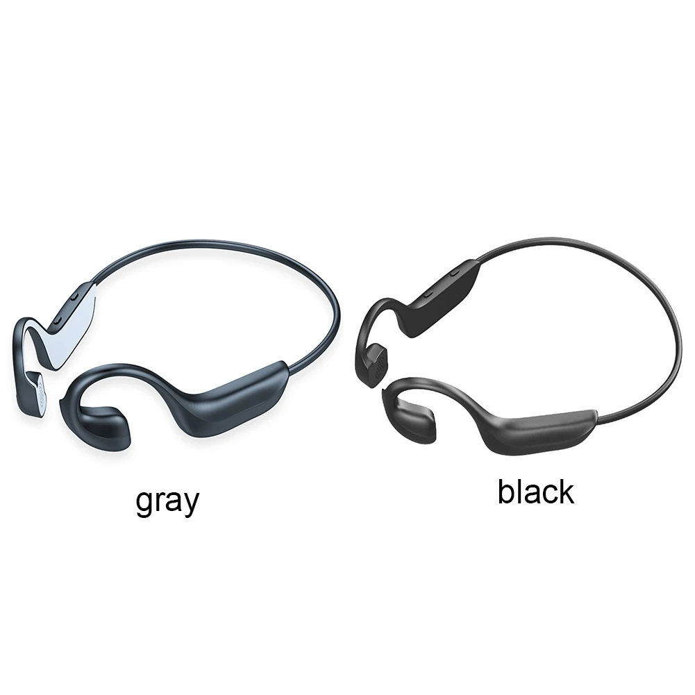 Bluetooth 5 0 Bone Conduction Earphones Wireless Noise Canceling Earphones Sports Hands free Waterproof Sweatproof Earphones